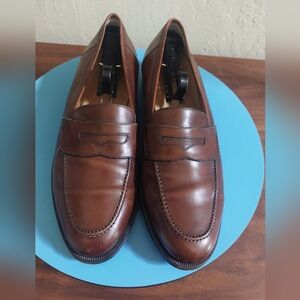 Cole Haan Mens Classic, Italian Made, Brown Leather Loafers